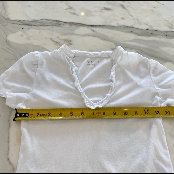 STEPHANIE B WHITE TUXEDO TEE SHIRT SMALL NWOTS! - Picture 12 of 16